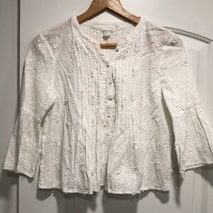 Like new! - CLUB MONACO 100% Cotton Cropped Blouse
